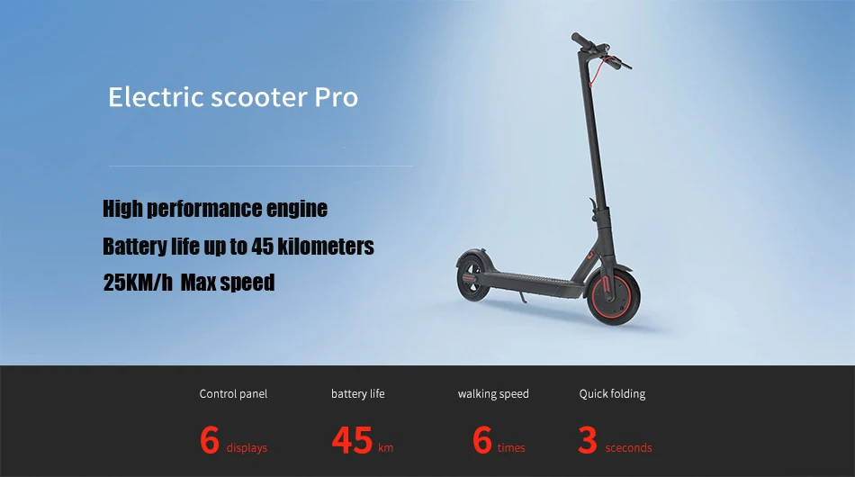XIAOMI электрический скутер PRO Лонгборд скейтборд для взрослых Flodable 2 колеса patinete с 45 км выносливость приложение Управление
