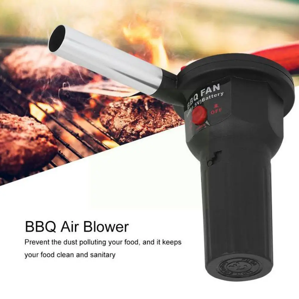 Bbq Fan Air Blowers Electric Ventilator Bellows For Barbecue Outdoor Camping Picnic Hair Dryer Handheld Fire Cooking To F0h9 | Спорт и