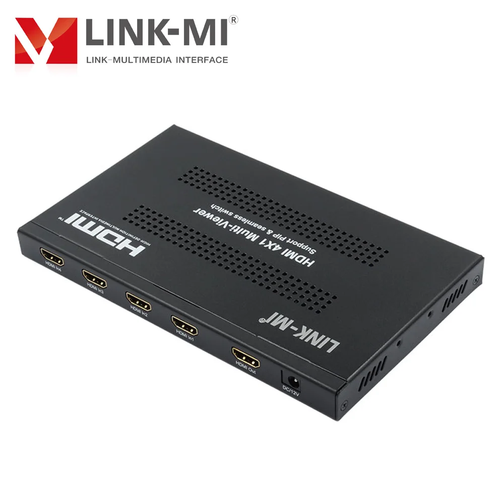 LINK-MI 4X1 HDMI мультипросмотр 1080P60 Гц Аудио Видео бесшовное переключение без черного экрана 4 в 1 выключатель (art.: 3a36b86cb3d) - 3a36b86cb3d
