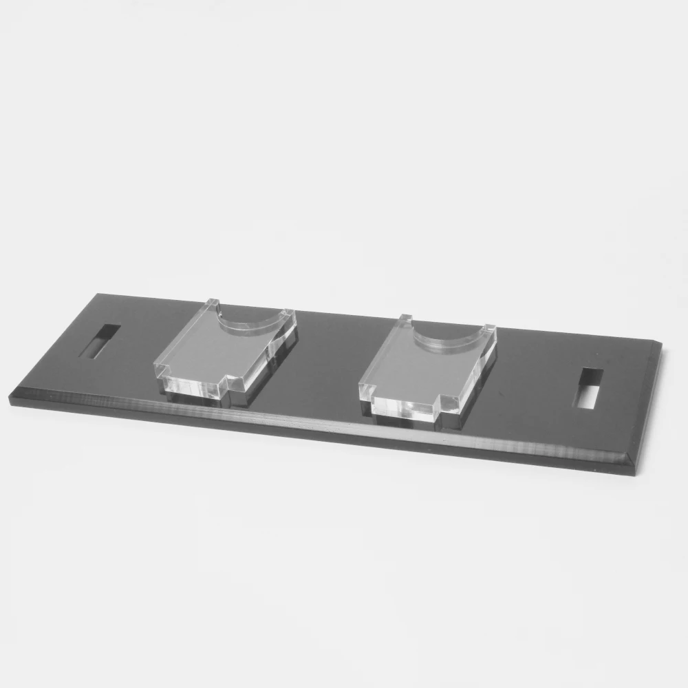 YDDSABER Acrylic Lightsaber Rack Sword Stand Holder Transparent & Black Base Detachable Display