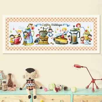 

G65 Stich Cross Stitch Kits Craft Packages Cotton Fabric Floss Counted New Designs Needlework Embroidery Cross-Stitching