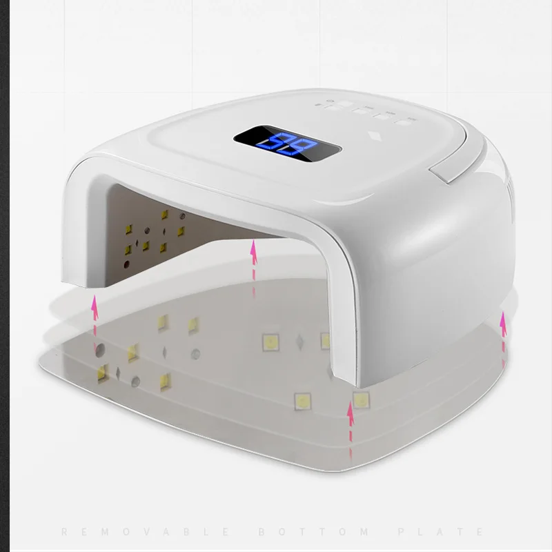 Billige 2019 neue Verbesserte Wiederaufladbare UV Nagel Lampe Drahtlose Nail art Gel Cordless Gelpolish Trockner Gel Nagellack LED Lampe