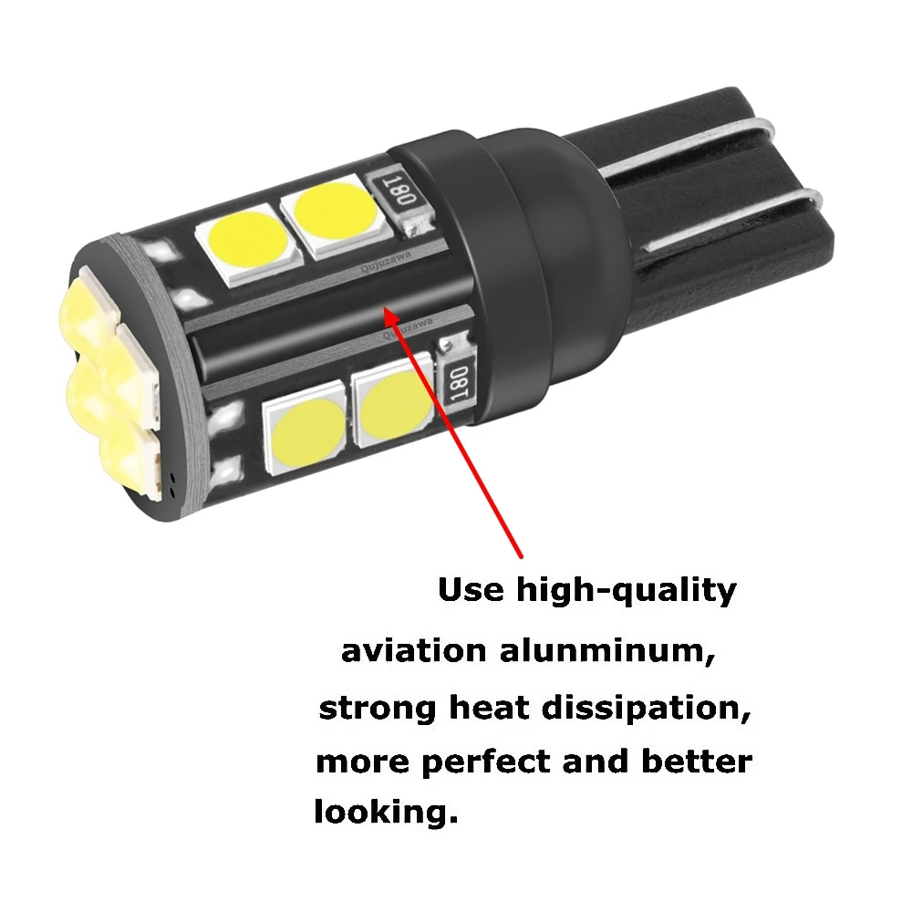 2Pcs ���ο� T10 W5W WY5W 168 921 501 2825 ���� ���� LED �ڵ��� ���׸��� ���� �� ���� �ڵ� ���� ���� ���� ���� ���̵� ����