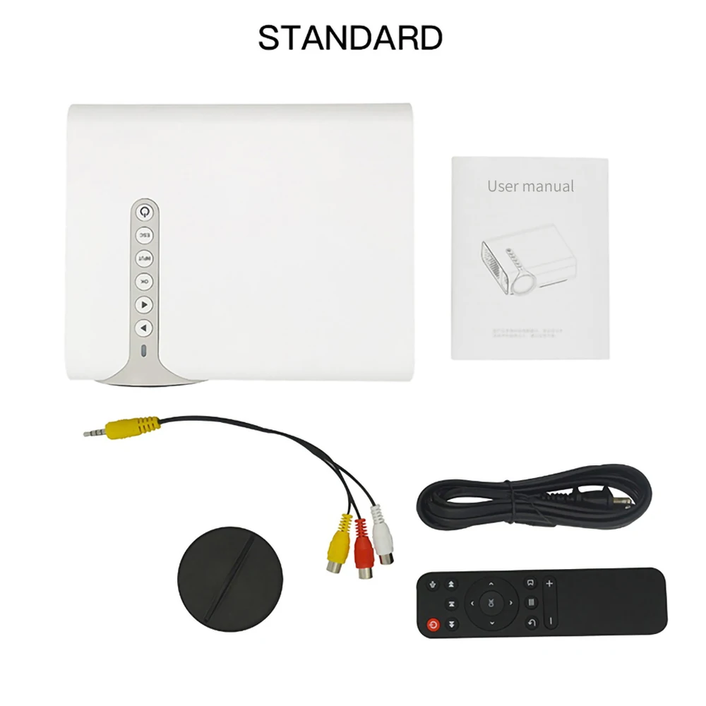 Портативный проектор VEIDADZ YG520 для домашнего кинотеатра видео и фильмов с HDMI AV USB