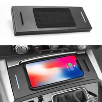 아우디-핸드폰 무선 충전 플레이트, 자동차에 설치하는 휴대폰 충전기 Audi A6 C7 RS6 A7 제품과 호환, 2012-2018 년 제품