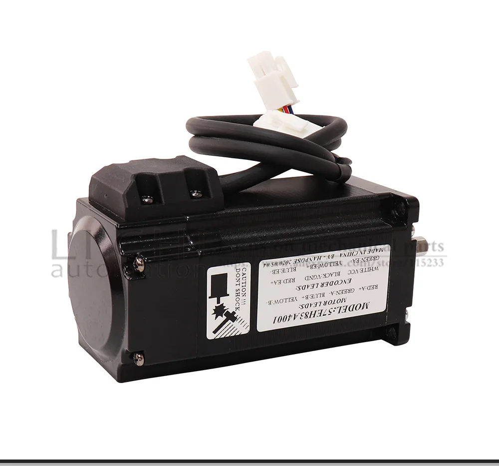 57CME26 Servomotor Schrittmotor 57EH83-56/100MM Hybrid-Schritt-Servomotor Nema23 Closed Loop 4A 2.6N.M +CL57 für CNC-Fräse – Detail 22