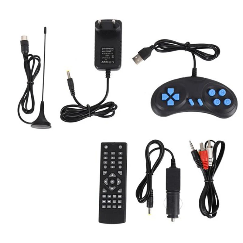 Портативный мини dvd-плеер 13,8 дюймов HD tv фильмы lcd мобильный поворотный Usb экран вращение для автомобиля Мульти Медиа Видео игры ЕС Plug
