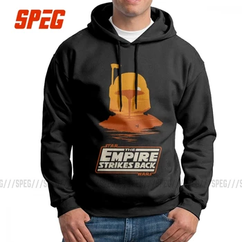 

Men Sweatshirt Star Wars Boba Fett Cloud City Sunset 100% Cotton White 2018 Fashion Hoodie Hooded Tops