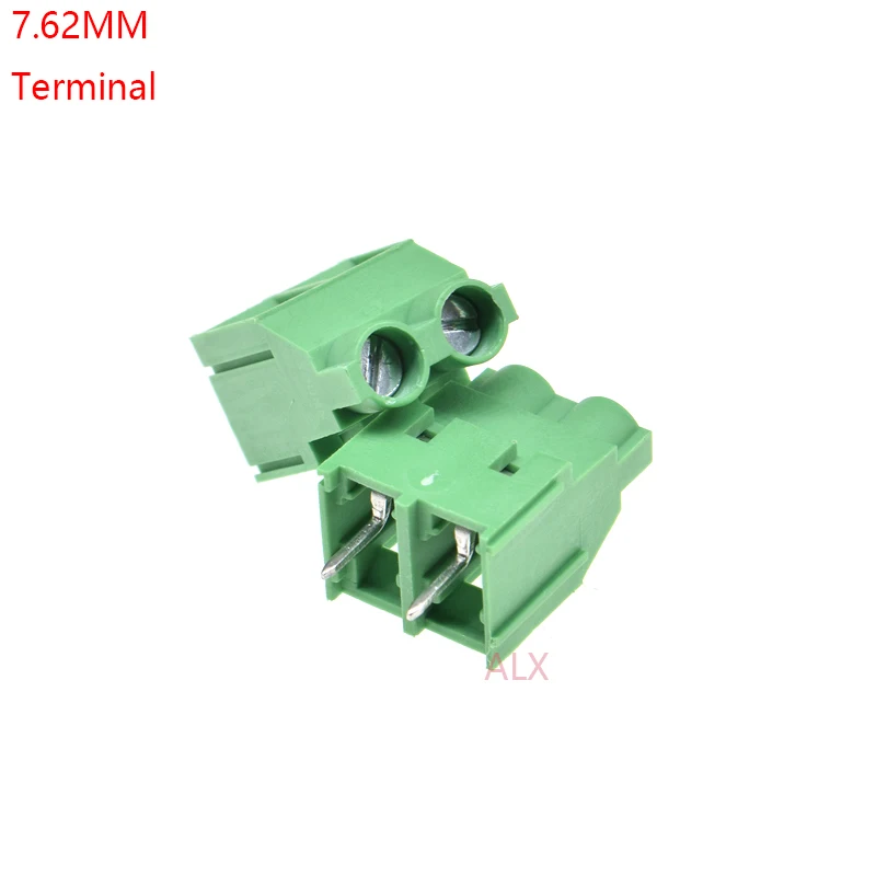 5 шт. KF7620-2P 3P PCB винт клеммный блок разъем шаг 7,62 мм 2PIN 3PIN