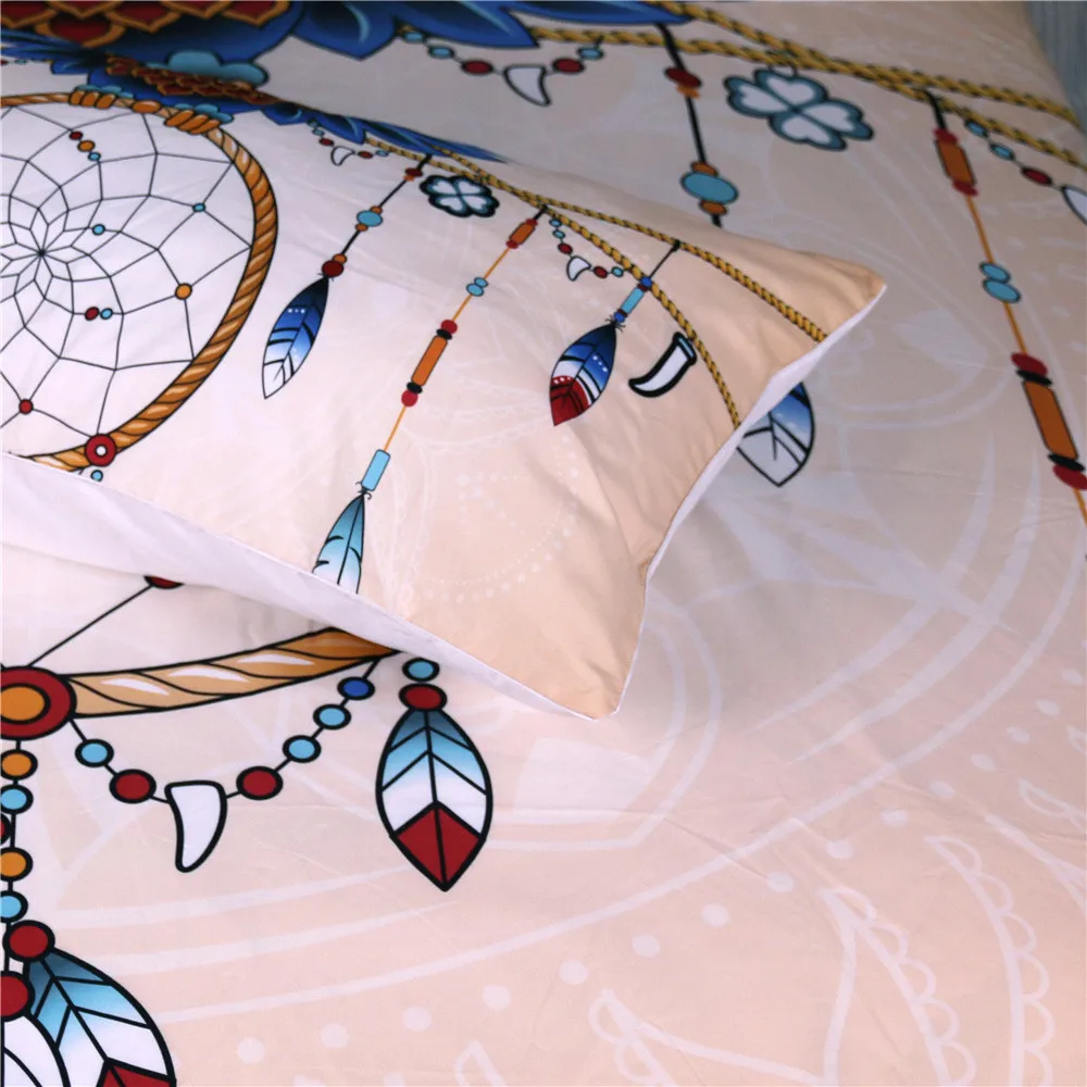 Dreamcatcher Bedding Set Feather Duvet Cover Butterfly Bed Set 3d Printed US King Queen Bohemian Adults