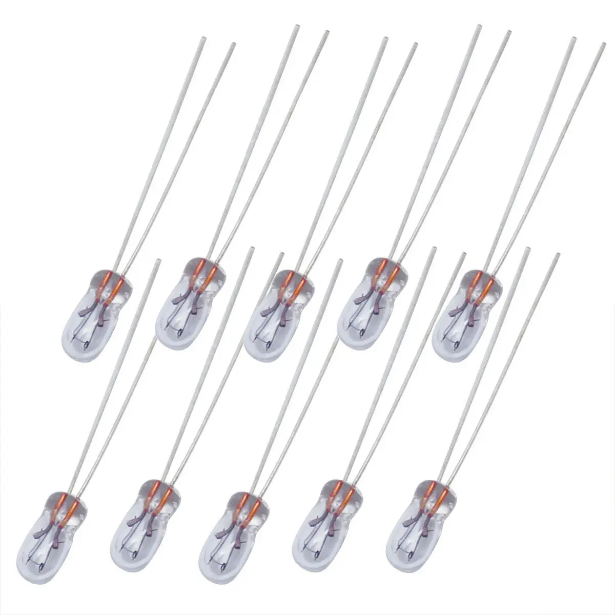 Lamp Light Bulb 10x Miniature 3/4/5mm 6/12/24V Edison Incandescent Filament Rice