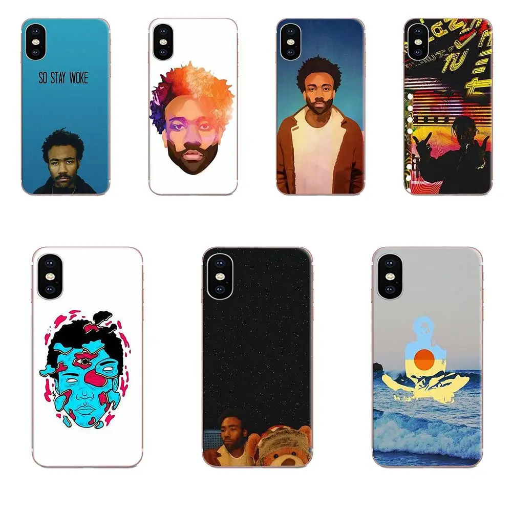 Сделай Сам цветной рисунок TPU для Sony Xperia Z Z1 Z2 Z3 + Z4 Compact Z5 Plus M2 M4 XA XA1 XZ Premium Childish Gambino |