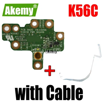 

For Asus FOR S550 S550C S550CM S550CA S550CB POWER JACK POWER BOARD Switch Button Board with cable