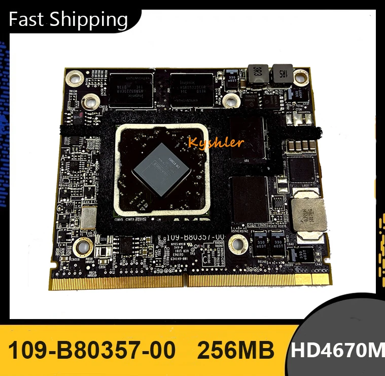 Оригинальная видеокарта HD4670 HD4670M 4670 МБ 256-216 109-B80357-00 Видеокарта VGA Для iMac 0729051 2010 A1312