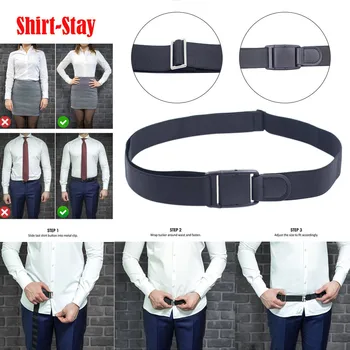 

Unisex Suspenders Adjustable Near Shirt-Stay Best Shirt Stays bts . Black Braces Tuck It Belt Shirt Tucked Men Jartiyer Fashion