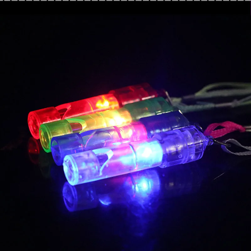 Fashion Limited 50pcslot Led Flashing Toys Light-up Whistle Suit For Children Or Adults For Party Festival Decoration Supplies (6)