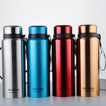

Large Capacity Vacuum Flask Stainless Steel Sports Bottle Outdoor Portable Travel Bottle Thermos Car Vacuum Cup Coffee Cup
