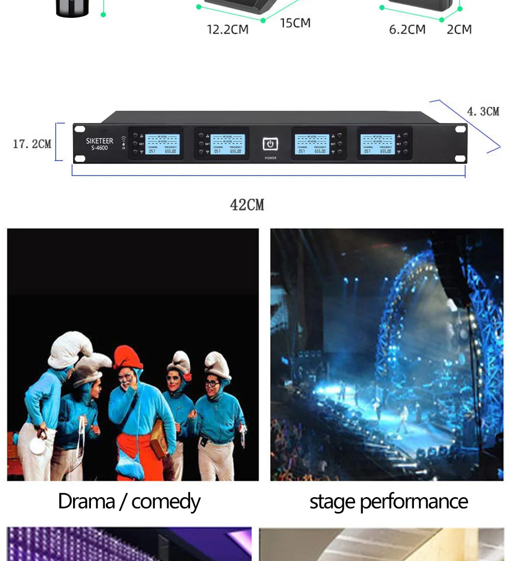 bluetooth microphone Professional UHF wireless microphone system handheld lavalier microphone home karaoke party stage microphone wireless dynamic microphone
