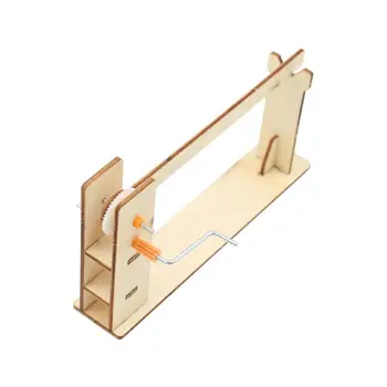 

Wooden Barrier Gateway Door Model Cultivate Hands-on and Thinking Skills Building Experiment Toy Assembled Material Kit