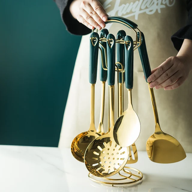 Nordic Style Luxury Stainless Steel Kitchen Tools