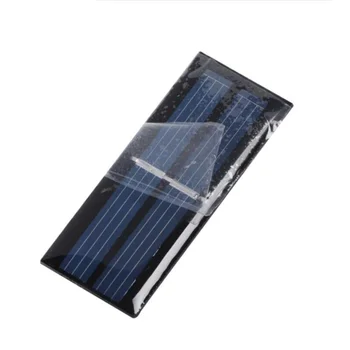 

Polycrystalline Mini Solar Panel Module 1V 140MA Solar Cells Education Kits Study Photovolt Pnel 100pcs Epoxy 55*22MM