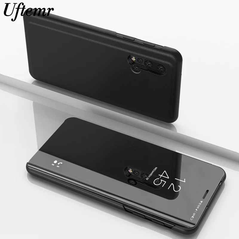 

Honor 20 Phone Case for Huawei Honor 20 Pro Case Cover Smart Mirror Clear View Kickstand Luxury Flip Case for Honor 20 20s Cover