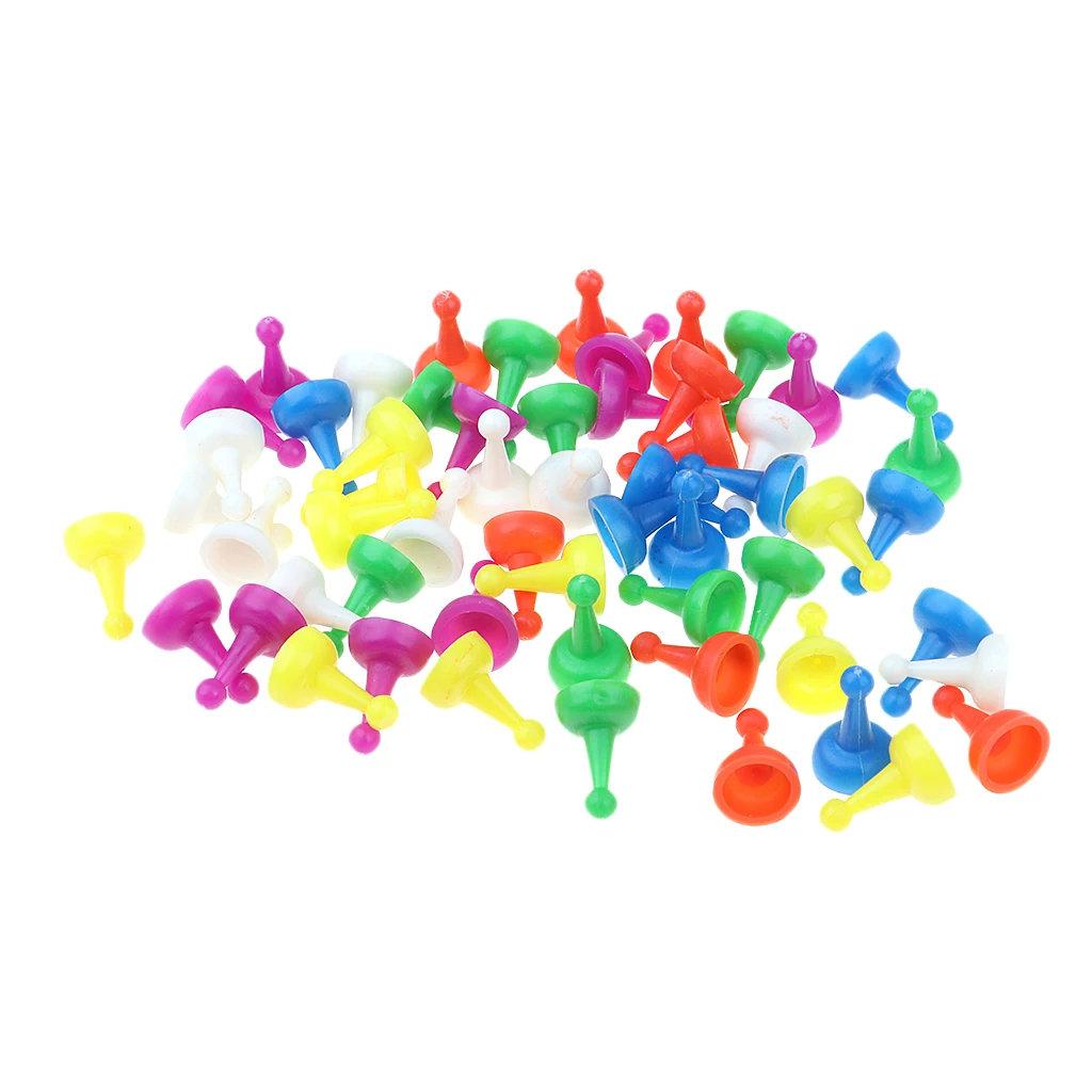 60Pcs Board Game Chess Pieces Checkers Plastic Accessories for Halma Chess Checkers Chess Game Chessman 60Pcs Board Game Chess Pieces Checkers Plastic Accessories for Halma Chess Checkers Chess Game Chessman