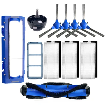 

Top Deals Sweeper Side Brush Cover Roller Filter Sponge Tool Kit for Eufy RoboVac 11S