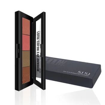 

Four-color eyeshadow tray charm eyeshadow female pearlescent matte shiny beginner makeup student cheap gradient small tray porta