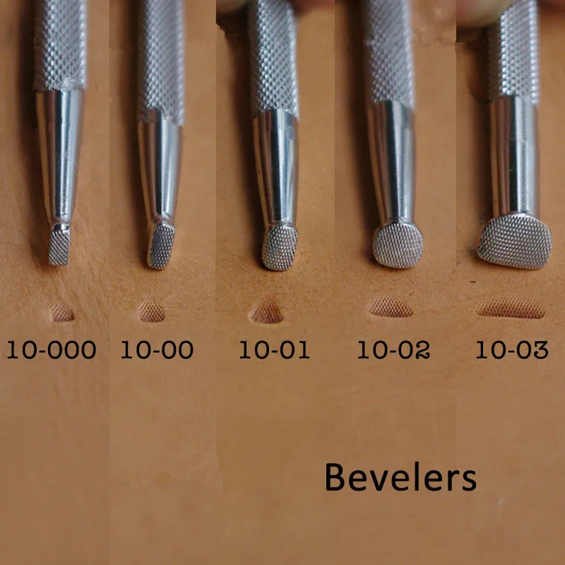 Knock bevel edge tool leather workshop stainless steel fine printing tools leather tool carving tool