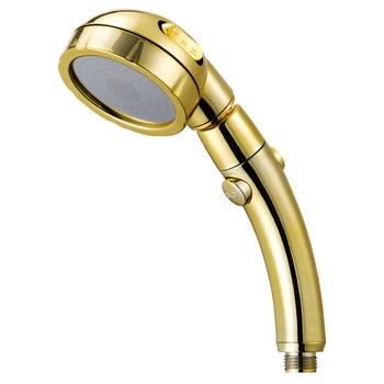 

360° Handheld Shower High Pressure Showerhead Chrome Setting With ON/OFF Pause Switch Water Saving Adjustable Luxury