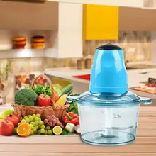 Kitchen Electric Meat Grinder Food Chopper Processor Kitchen Blender EU Plug Electric Household Processor Kitchen Tools 250w mini electric food chopper processor mixer fruit blender slicer grinder juicer electric meat shredder household processor