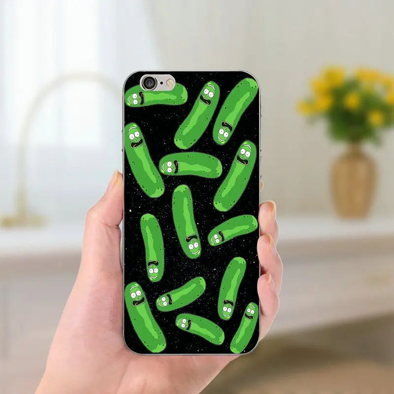 Мягкие чехлы для телефонов из ТПУ для iPhone X, XR, XS, 11 Pro Max, 10, 7, 8 Plus, 4, 4S, 5, 5S, SE, 5C, смешной мультяшный комикс, Meme, Рик и Морти