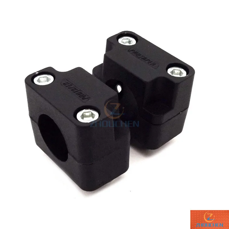 Руль 28 мм 1 1/" Fat Bar+ 1 1/8" Fat Handle Bar Clamp Risers Taper Black для Dirt Pit Bike ATV Quad мотокросса