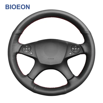 

Black PU Artificial Leather Car Steering Wheel Covers for Mercedes Benz W204 C-Class 2007-2010 C280 C230 C180 C260 C200