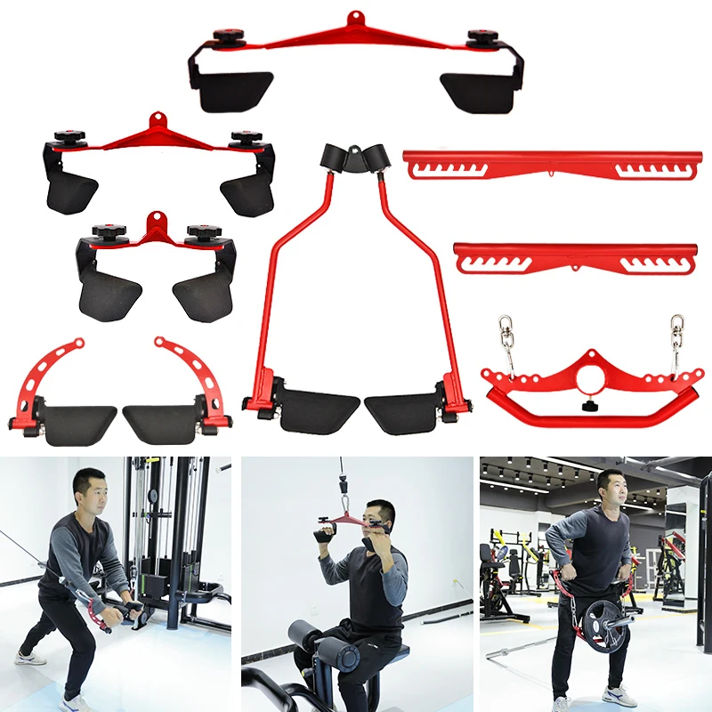 Maquina Gimnasio Accesorio De Cable Con Mango, Accesorios Para Máquina De Entrenamiento De Pesas De Una Sola Fila Para Gimnasio En Casa | En Línea Accesorios Gimnasio