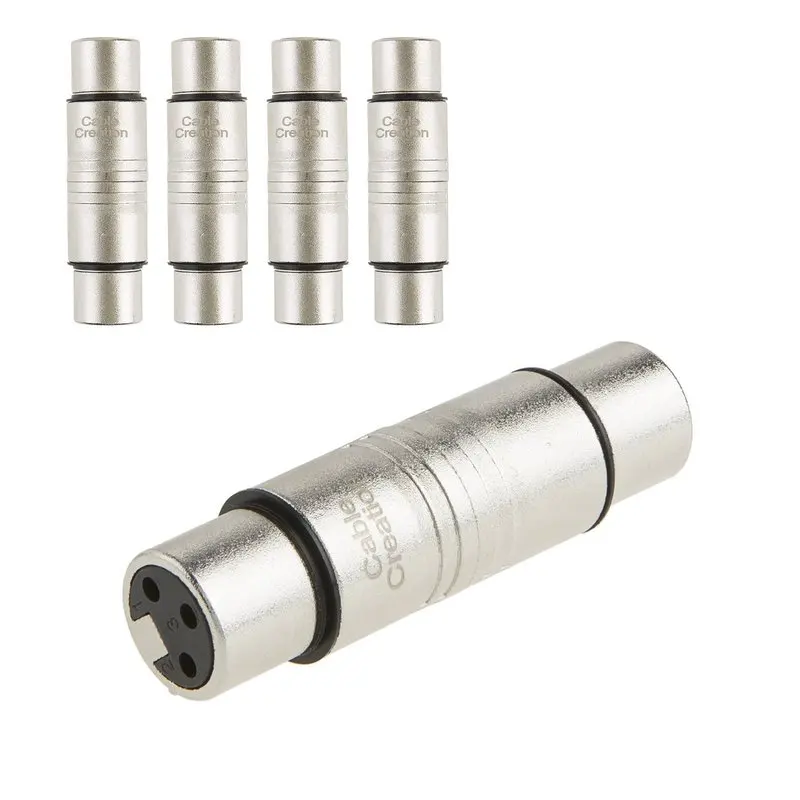 [1 упаковка] SanCableCord Canon XLR папа-папа 3 Pin Female to 3 Pin Feamle XLR 3 Pin Male to 3 Pin Male микрофонный линейный адаптер