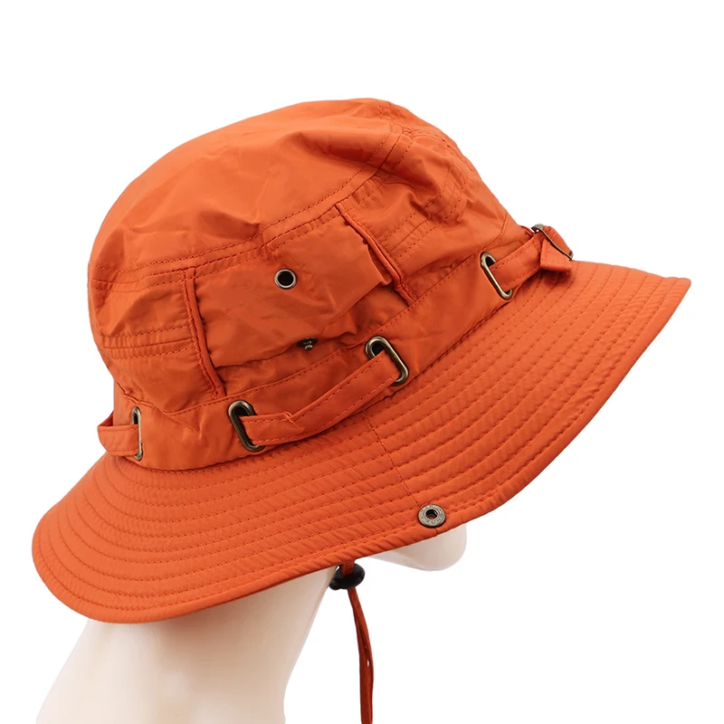Пляжные шапки для мужчин Bob Woman Панама Gorras на открытом воздухе повседневные походные рыболовные кепки мужские УФ-защита от солнца костяная Кепка