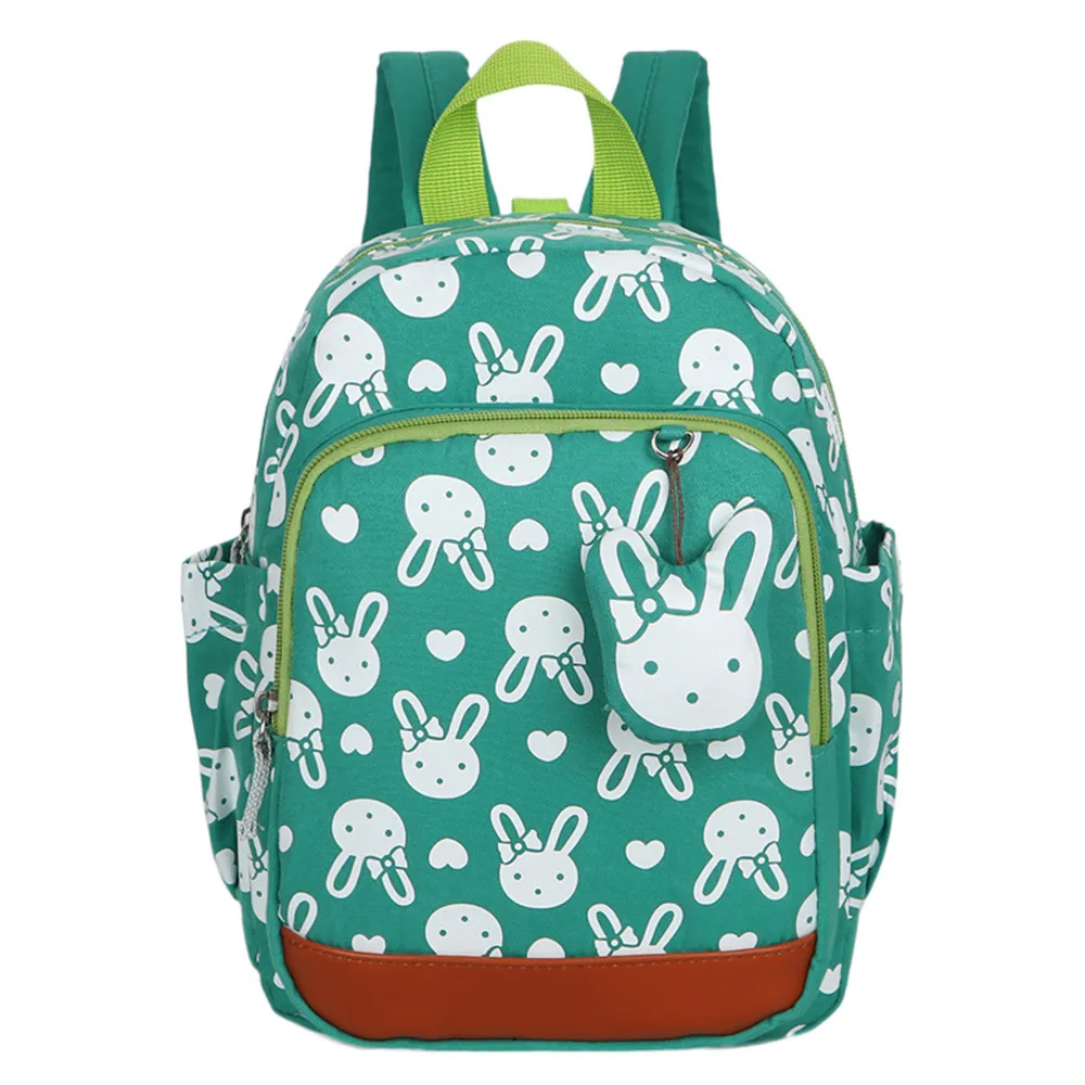 Детский Школьный рюкзак с мультяшными животными, школьная сумка для малышей, новые детские школьные сумки, вместительный школьный рюкзак для подростков - Цвет: GN