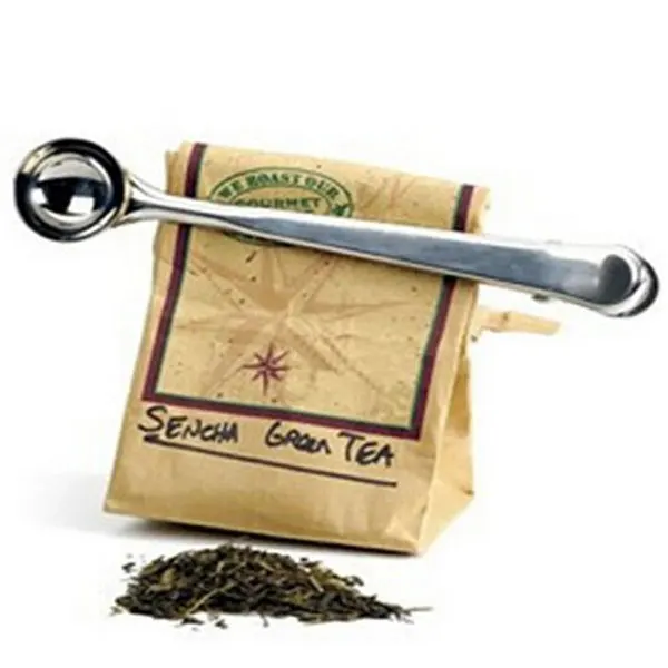 

Multifunction Stainless Steel Coffee Scoop With Clip Coffee Tea Measuring Cup Ground Coffee Scoop Spoon DEC889