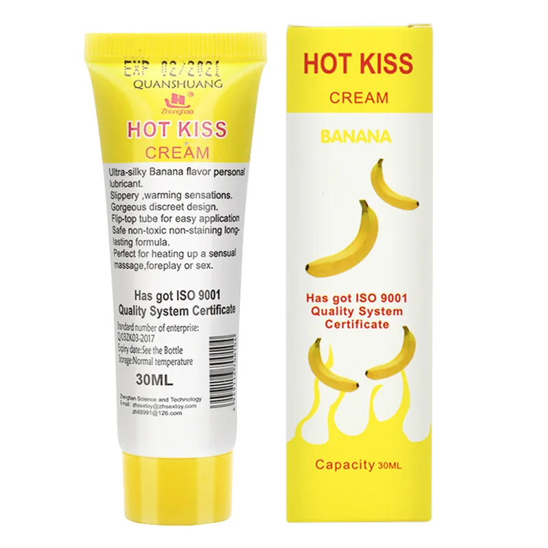 30ml-Banana-Creme-Obst-Geschmack-Essbare-Wasser-L-slich-Gel ...