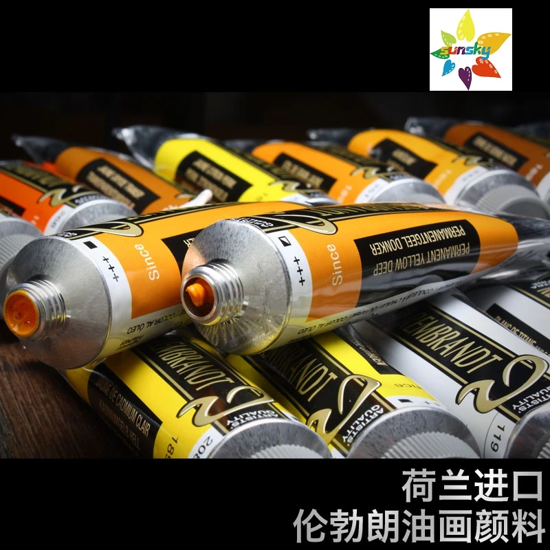 Original Talens REMBRANDT series Artists' Oil color even and delicate Tubular 40 ml single 120 colors Self selected Art supplies