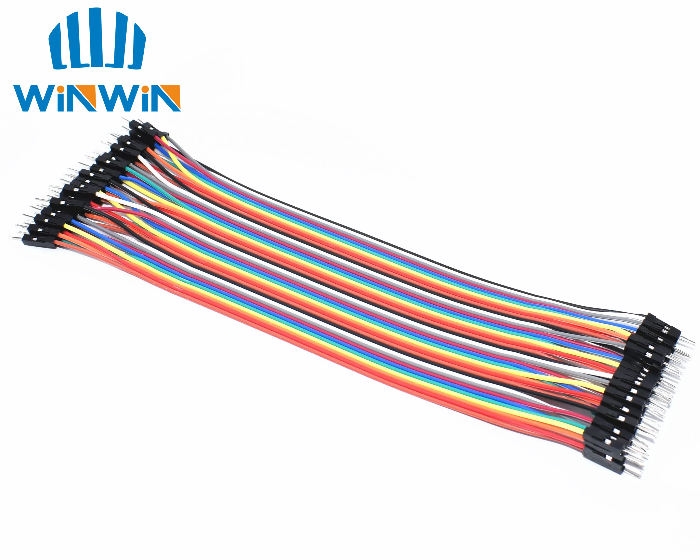 

40pcs dupont cable jumper wire dupont line male to male dupont line 20cm 1P diameter:2.54mm SKUGG