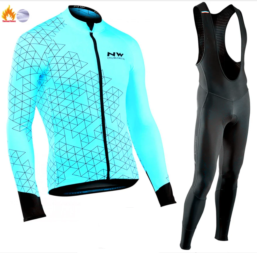 Maillot Ropa Ciclismo Invierno Tinkoff зимний комплект велосипедной одежды из флиса с длинными рукавами, велосипедная одежда