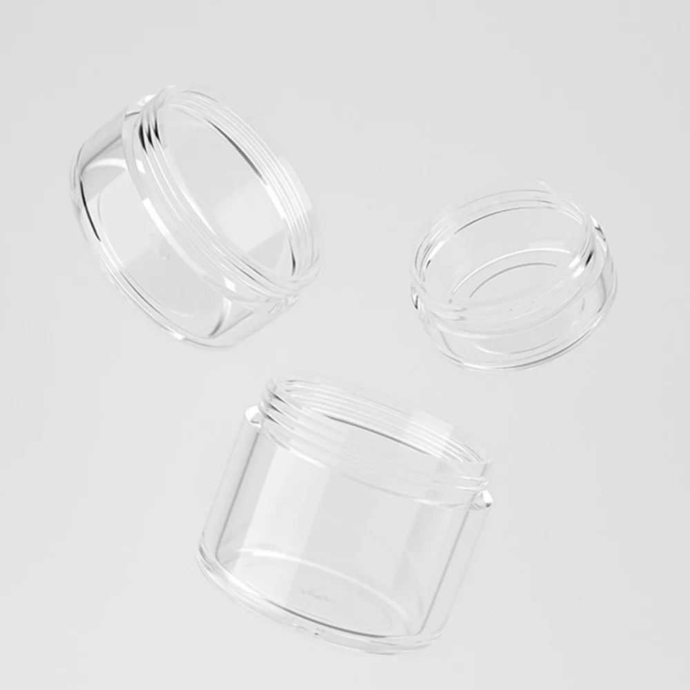 3g/5g/10g/15g/20g Empty Plastic Cosmetic Makeup Jar Pots Transparent Sample Bottles Eyeshadow Cream Lip Balm Container 5