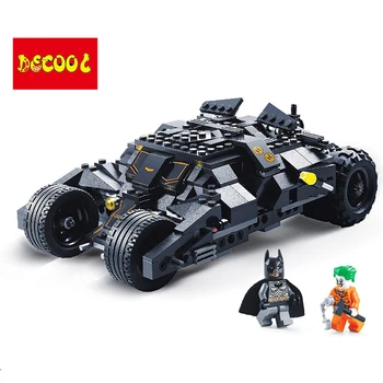 

City Technic 7105 DC Superhero Batmobile Car Batman Joker Model Building Block Brick Toys For Boys Kids Gifts LepinBlocks