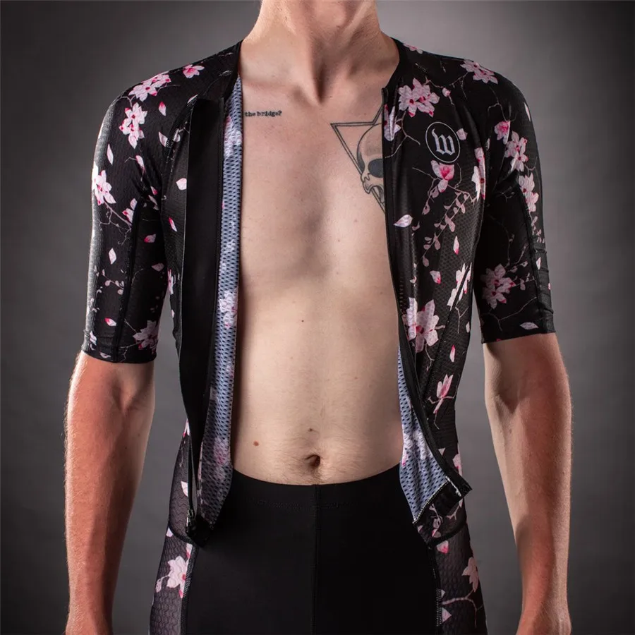 Wattieink Высокое качество Велоспорт шерстяной облегающий костюм мужской триатлон короткий рукав Mtb Майо Ciclismo дорожный велосипед Джерси комбинезоны