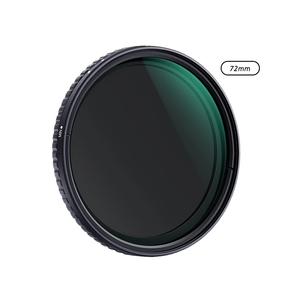 K&F CONCEPT 72mm Ultra-thin Variable Neutral Density ND Filter Fader ND8-ND128 for Camera Lens for Canon Sony Nikon Cameras