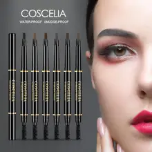 Карандаш для бровей, косметика, тинт для макияжа, натуральная, стойкая краска, тату, для бровей, водостойкий, черный, коричневый, для бровей, макияж, набор, красота