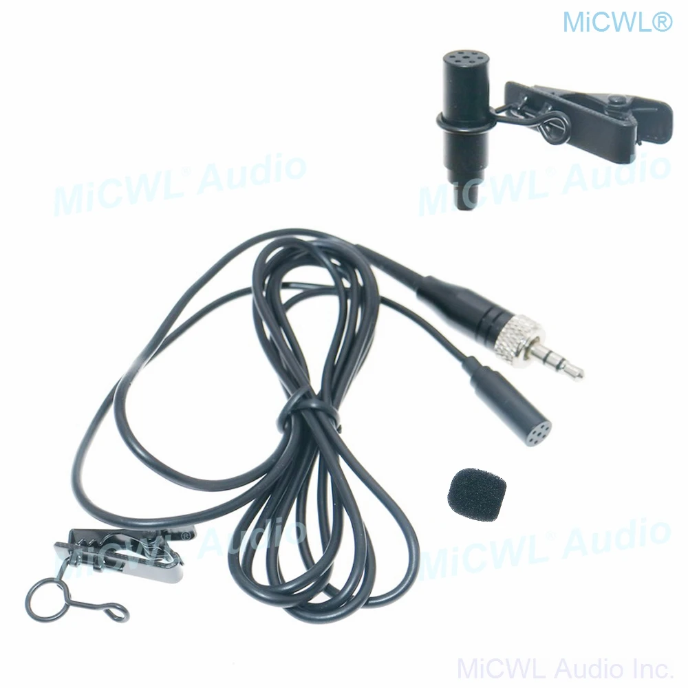Professionale Clip Lavalier Microfono Per Sennheiser Ew100 Ew300 Ew500 G2 G3 G4 Me2 Risvolto Cintura Pack Senza Fili 3.5 Millimetri Di Blocco Martinet